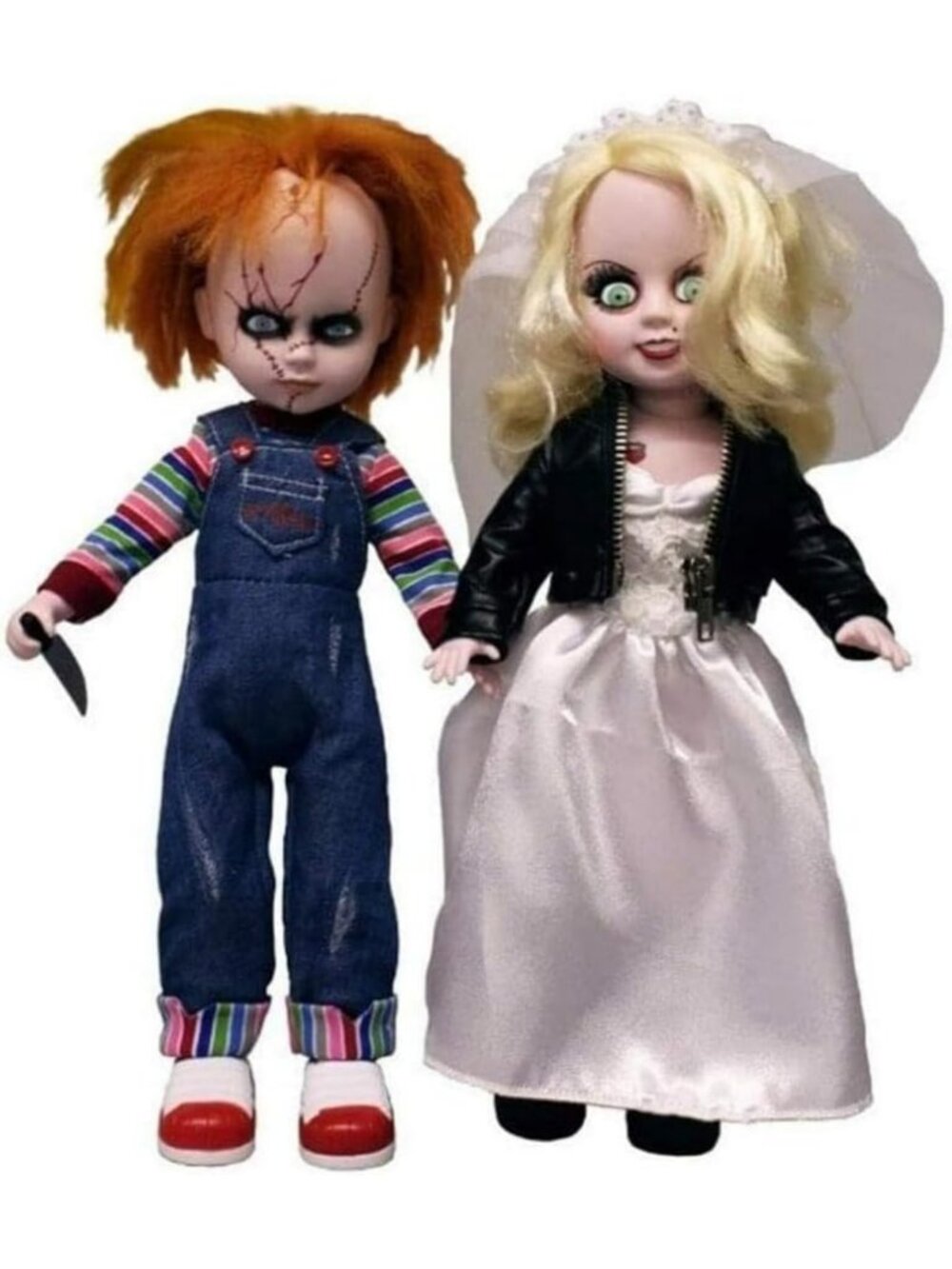 Chucky & Tiffany Collectible Figures Box Set | Horror Movie Decor & Gifts